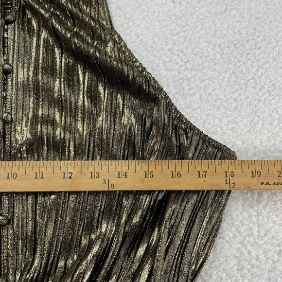 Moon River Women's Size Medium Gold Stretch Cocktail Party Dress $140 - Picture 4 of 7